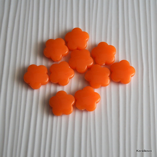 Kvietok lentilkový oranžový, 10ks